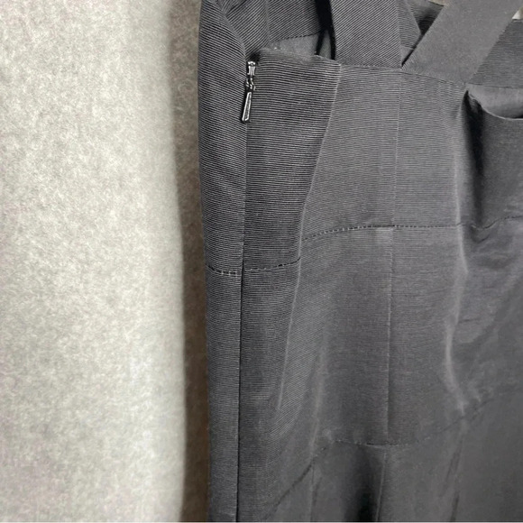 Reiss Black Crossback Fit and Flare Cocktail Dress - Picture 2 of 7